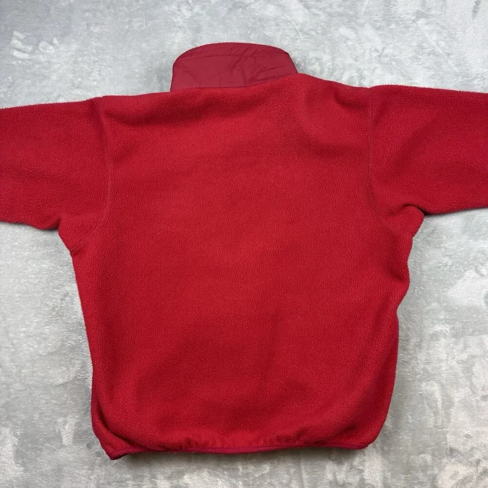 Vintage Patagonia Synchilla Fleece Jacket Men’s XL Red Made in USA Full Zip